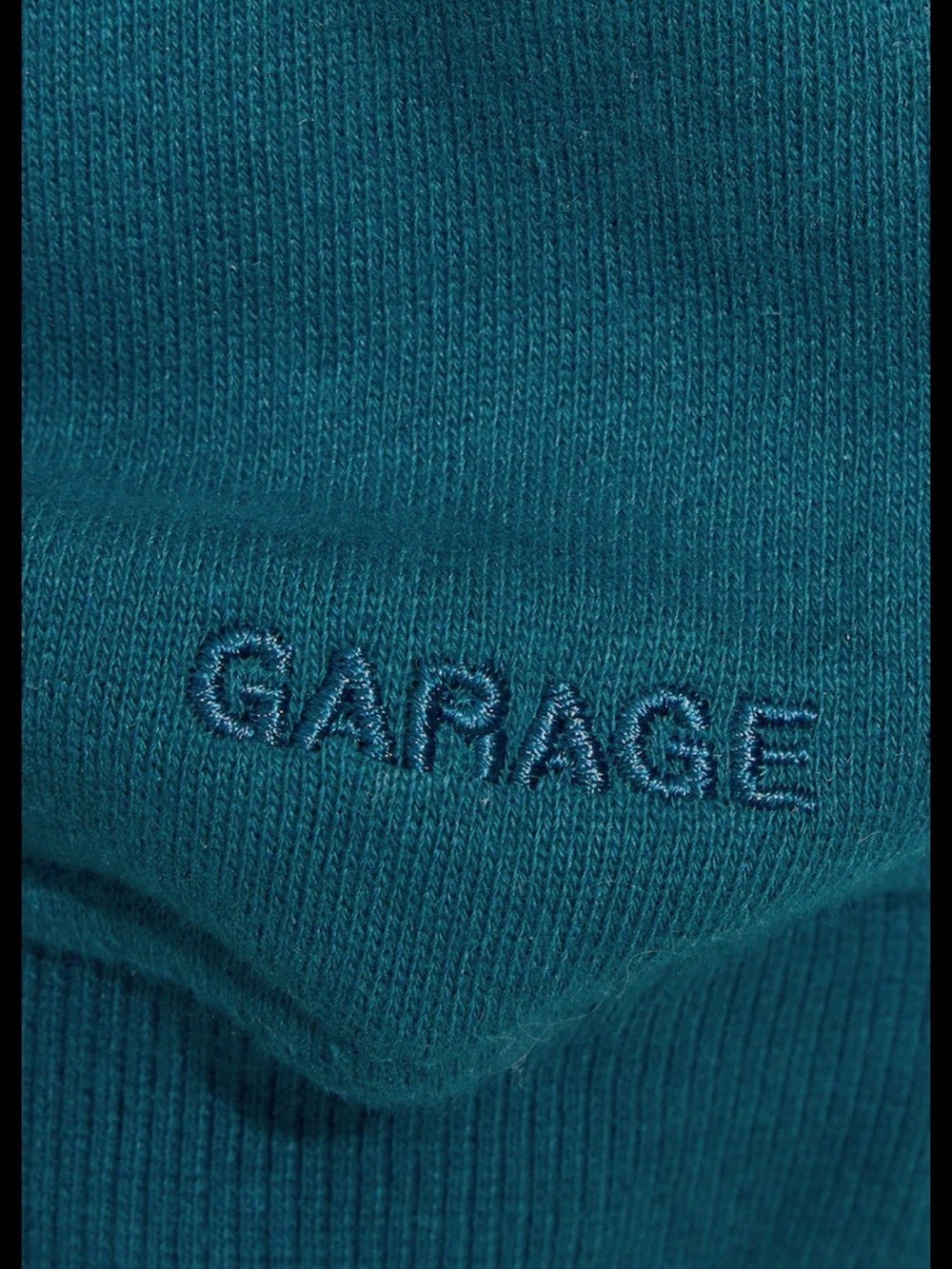 NWT Garage UltraFleece Hoodie in Teal Tease Sz S/M - Picture 5 of 8